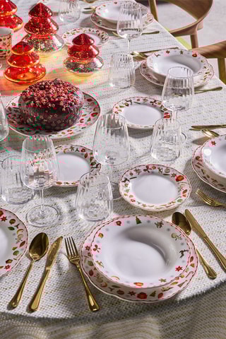 Serviço em porcelana Poema Delish - 18 peças