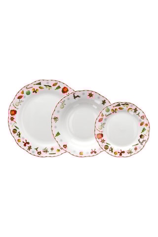 Serviço em porcelana Poema Delish - 18 peças