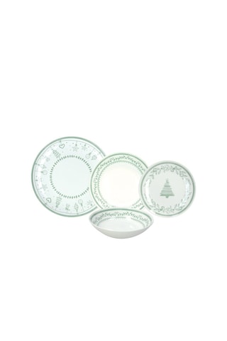 Serviço Magia Verde em porcelana - 18 peças