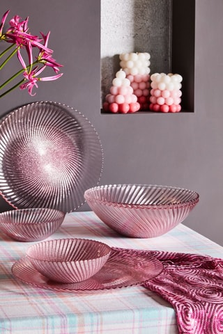 Caminho de mesa - 40 x 140 cm - Rosa-velho