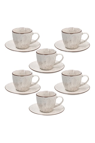 Serviço de chá em porcelana New Bone China - 6 lugares