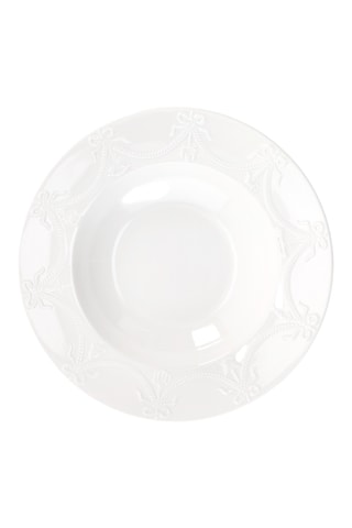 6 pratos fundos em porcelana New Bone China - 22 cm
