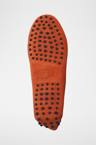 Mocassins en cuir - Orange