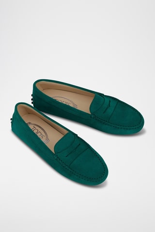 Mocasines de piel - Verde