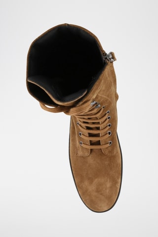 Botines de piel - Marrón