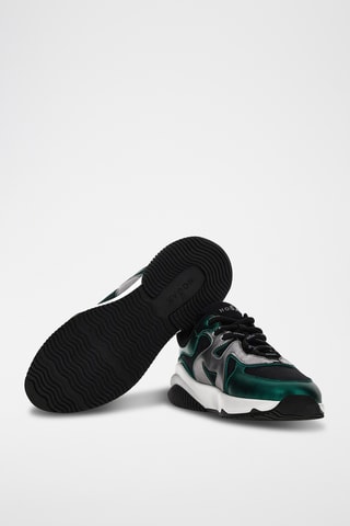 Zapatillas de piel - Verde