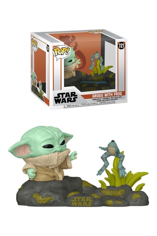 Figurine Grogu avec grenouille The Mandalorian Star Wars