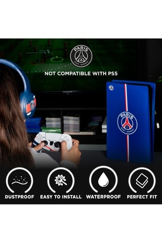 Coque en silicone FFF - Compatibilité PS5 Slim - Bleu