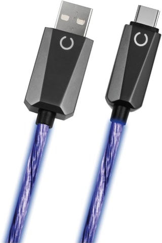 Câble USB 2.0 LED type A vers type C 1,2 m