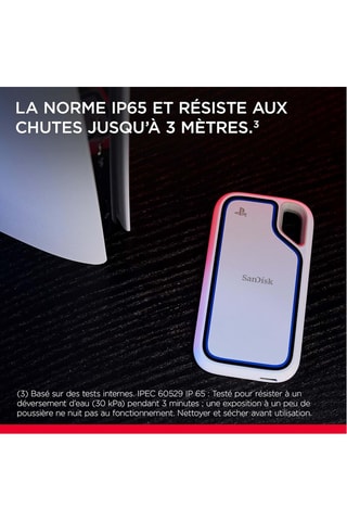 Disque dur SSD externe - PS5 et PC - 2TB