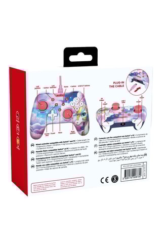 Manette filaire - Compatibilité PC et Nintendo Switch - Rose