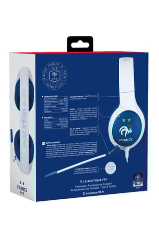 Casque Gaming FFF - Blanc et bleu