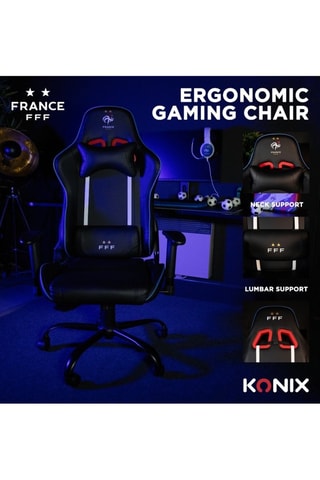 Chaise de bureau gaming Premium FFF - 71 x 120-130 x 54 cm