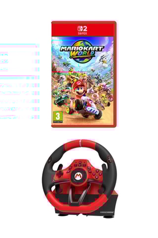 Mario Kart World et Volant de course Mario Kart - Nintendo Switch