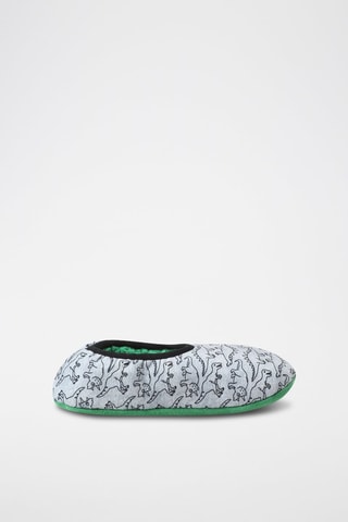 Pantuflas forradas - Gris