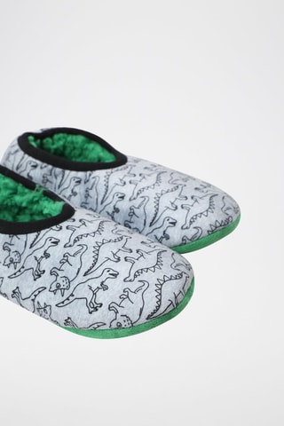 Pantuflas forradas - Gris