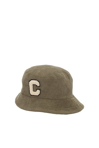 Gorro bucket de pana - Caqui