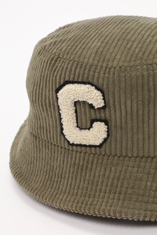 Gorro bucket de pana - Caqui