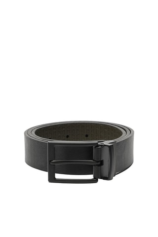 Cinturón reversible - Caqui y negro