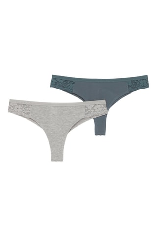 2 bragas brasileñas - Negro