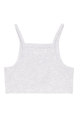 2 camisetas de tirantes - Azul marino y blanco