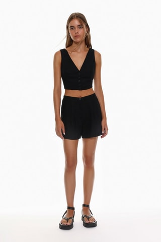 Chaleco y short - Negro