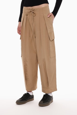 Pantalón cargo - Beige