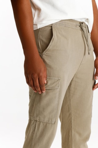 Pantalón cargo - Beige