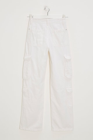 Pantalón cargo - Blanco