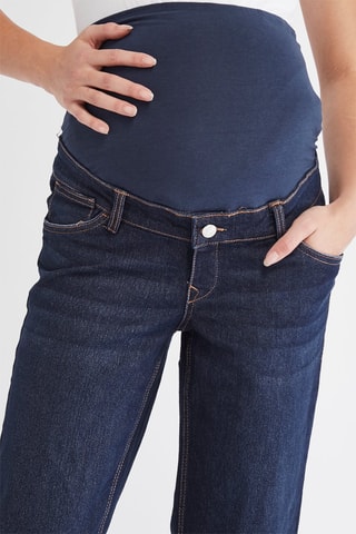 Vaquero recto premamá - Azul