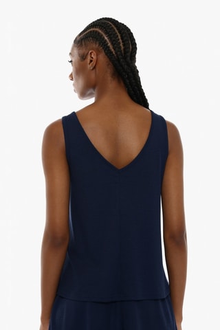 Camiseta de tirantes de pijama - Azul marino