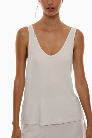 Camiseta de tirantes de pijama - Beige