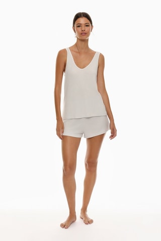 Camiseta de tirantes de pijama - Beige