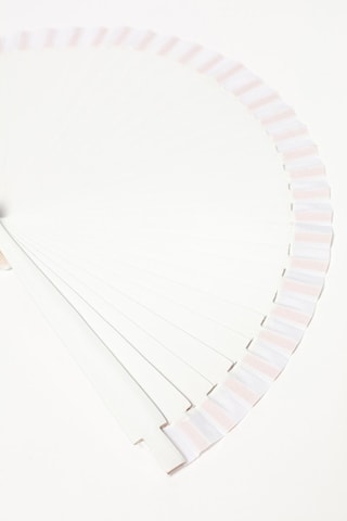 Abanico de madera - Blanco