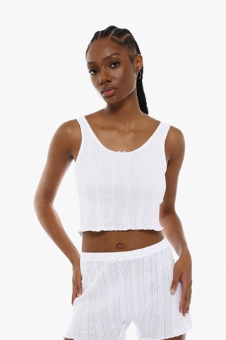 Crop top - Blanco