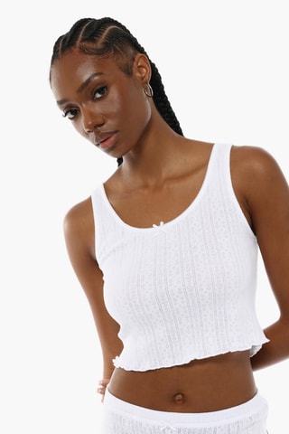 Crop top - Blanco