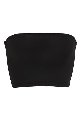 Crop top bustier - Negro