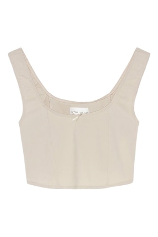 Crop top - Beige