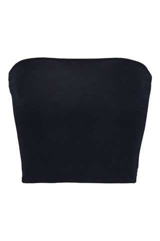 Top bustier - Negro
