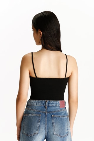 Crop top - Negro