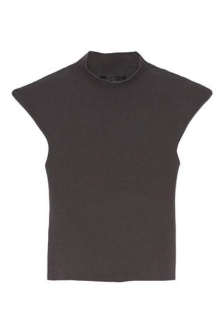 Crop top - Gris oscuro