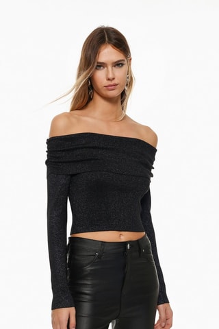 Crop top - Negro