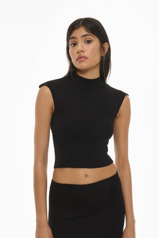 Crop top - Negro