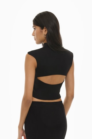 Crop top - Negro