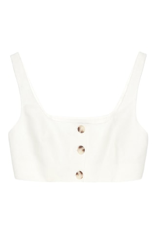 Crop top - Blanco