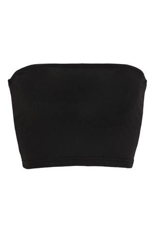 Crop top bustier - Negro
