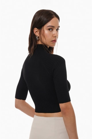 Crop top - Negro