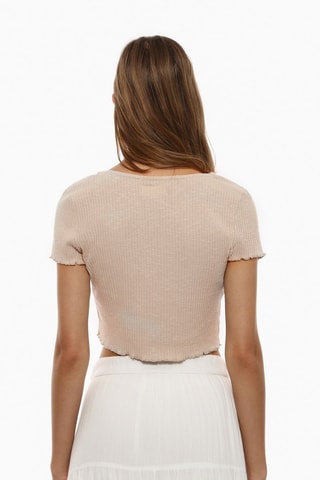 Crop top - Beige