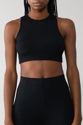 Crop top - Negro