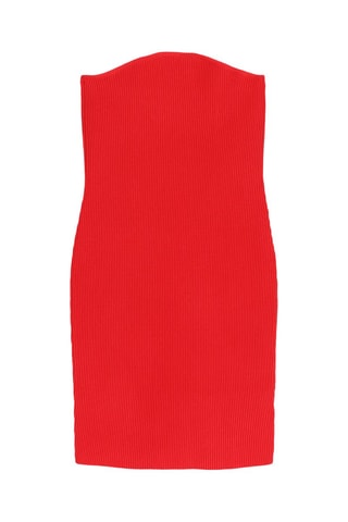 Vestido bustier - Rojo